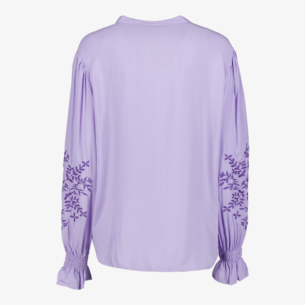 TwoDay dames blouse met geborduurde details lila