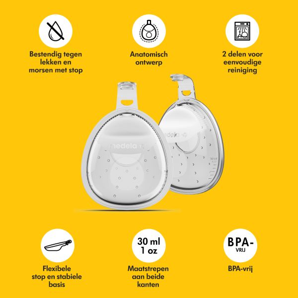 Medela Borstmelkopvanger - In-Bra - 2 Stuks