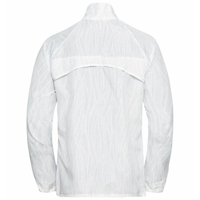 Odlo Dame Jakker Jacket Zeroweight Print Hvid