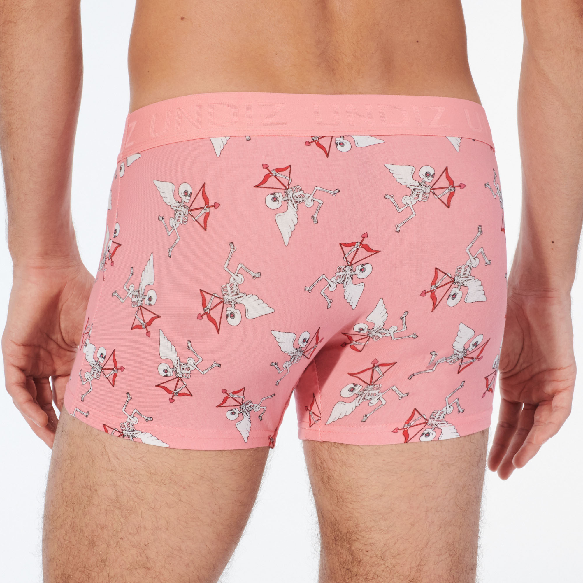 Boxer à motifs Cupidon squelette