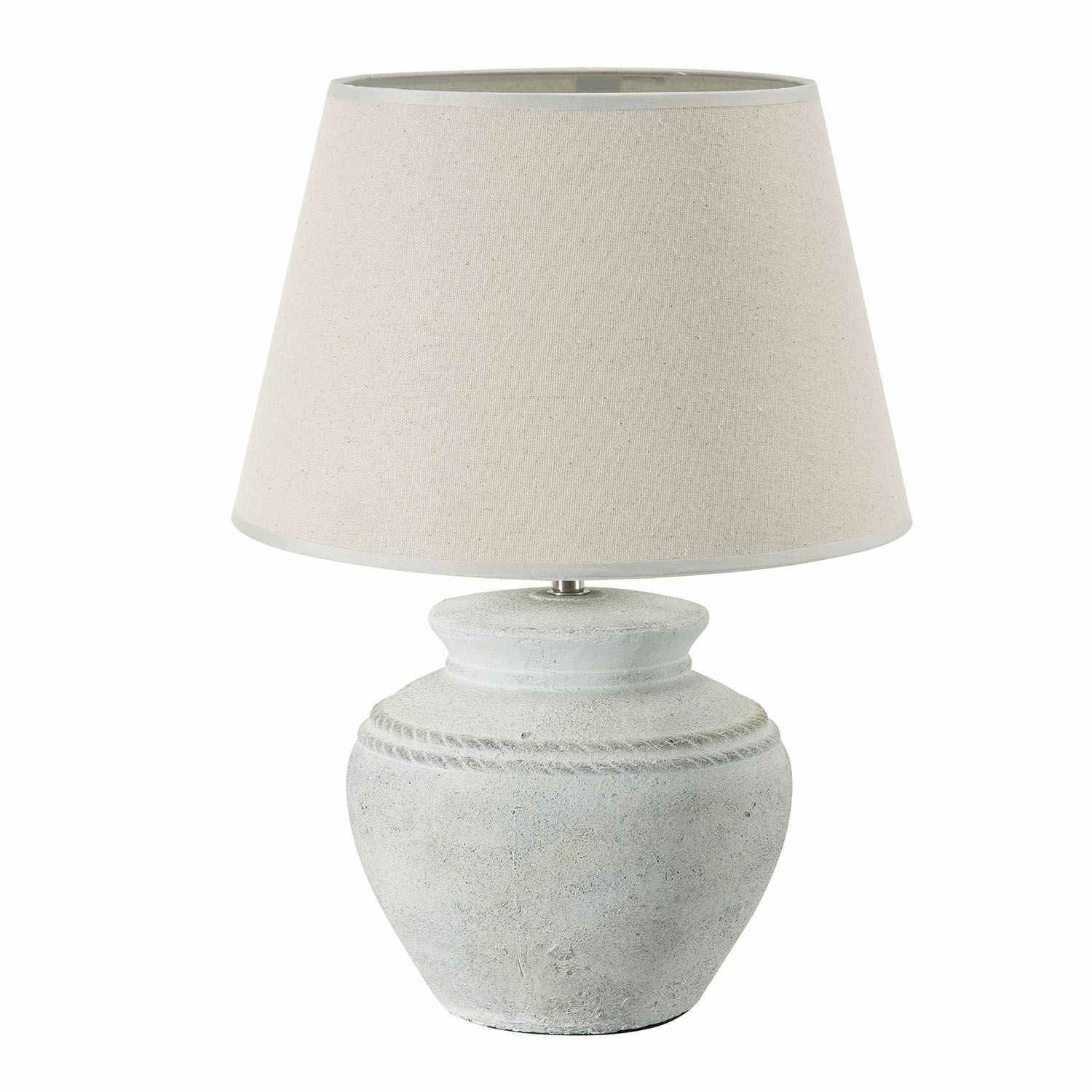 Tischlampe Cleveland antikweiß
