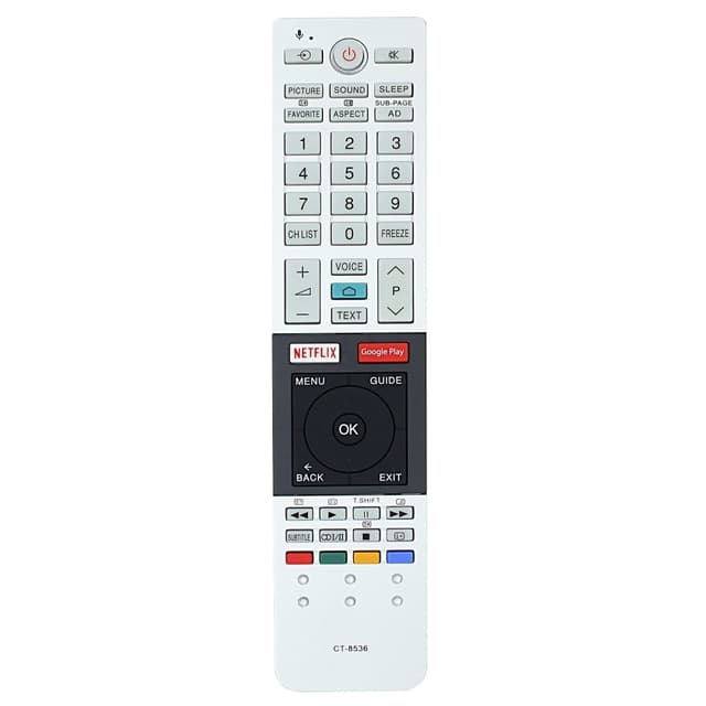 TV fjernbetjening Erstatning for CT-8536 Til TOSHIBA TV