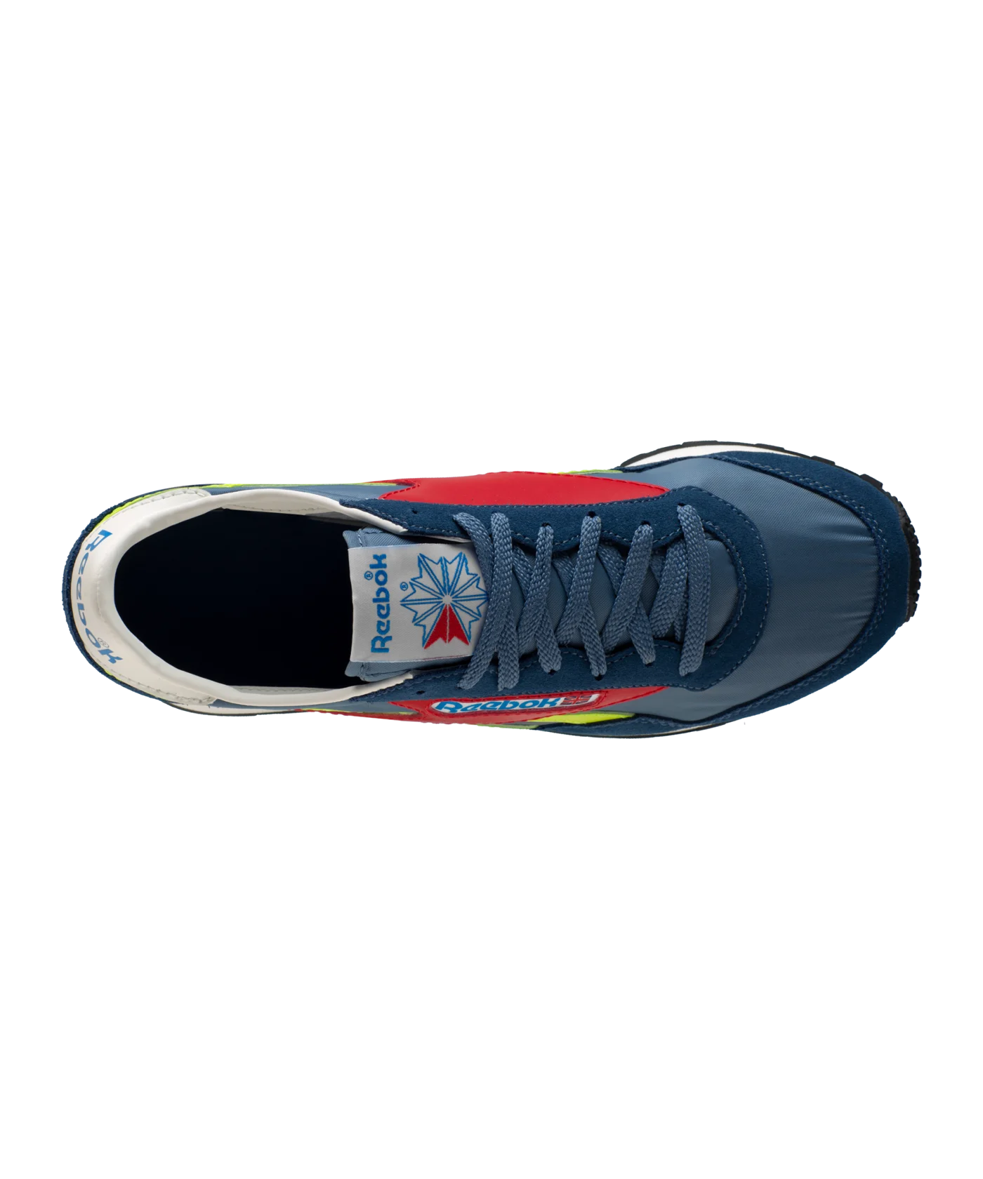 Reebok Aztec II Blau Rot Grün Weiss