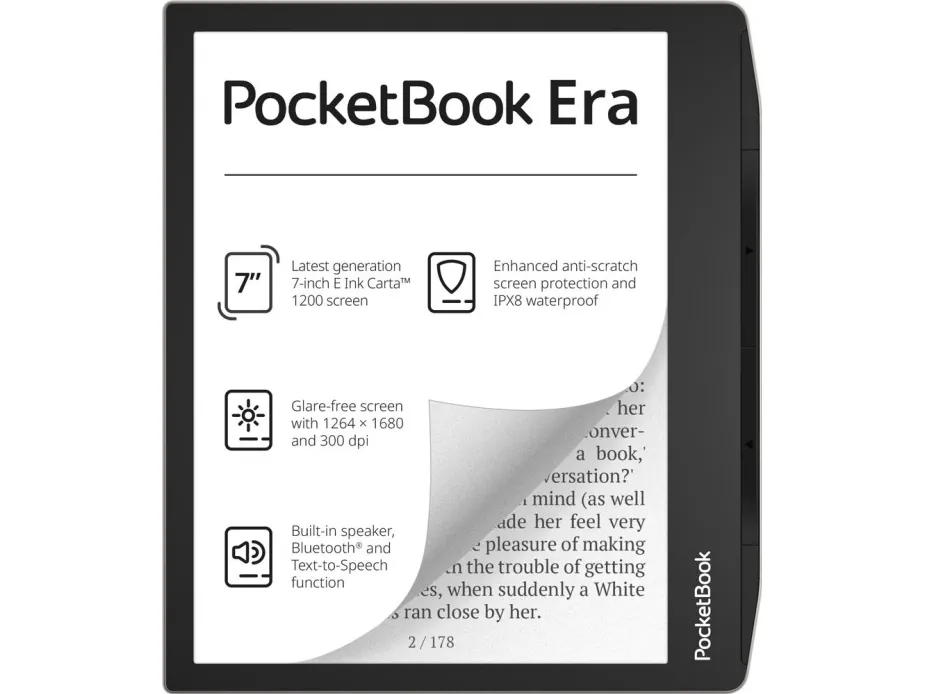 PocketBook Era - eBook læser - Linux 3.10.65 - 16 GB - 7