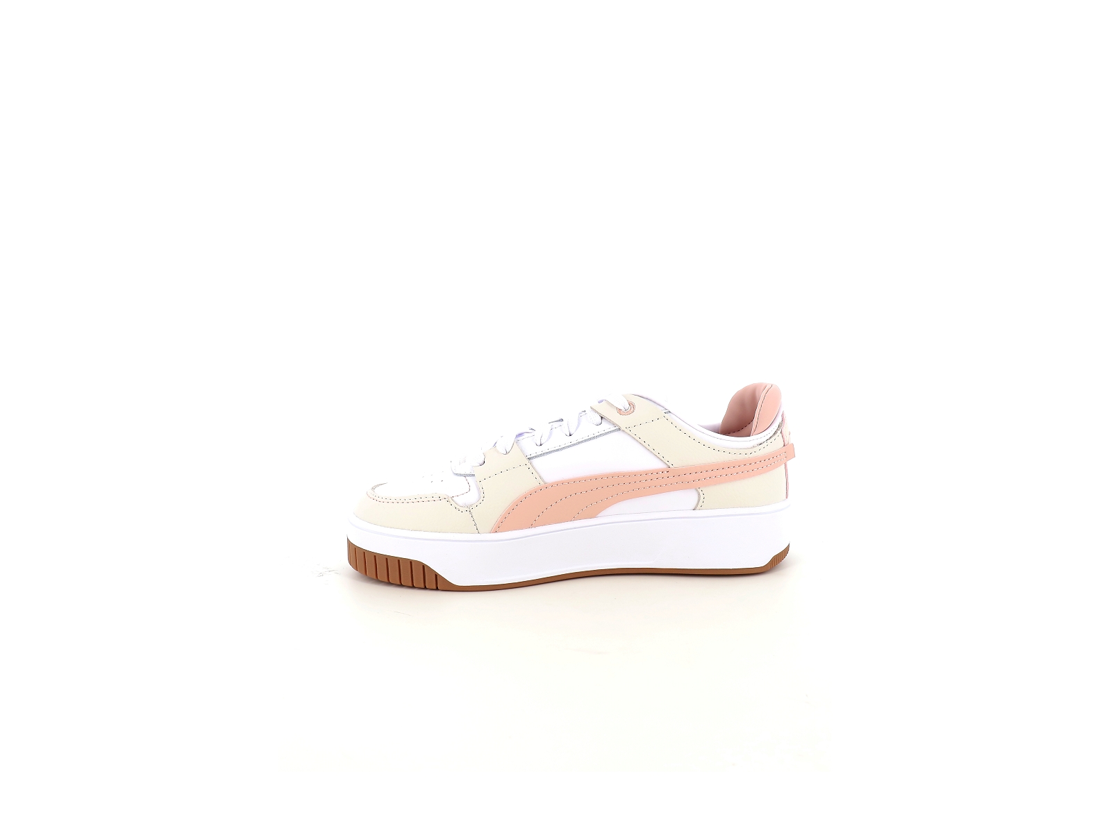 Puma-392338 Matières combinées Blanc Beige