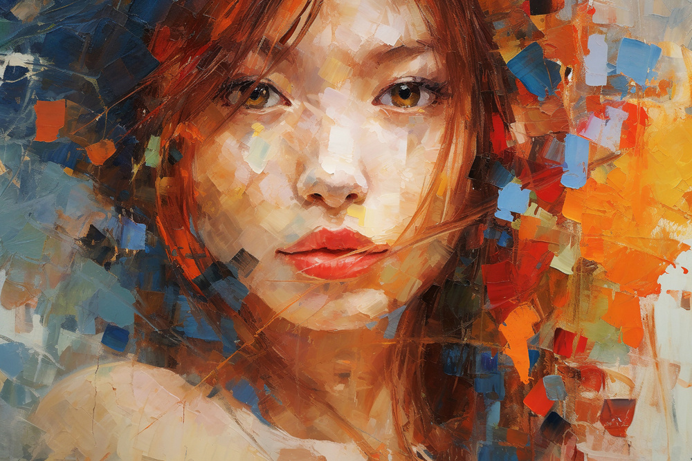 Akustikbild ASIA TEMPTATION 100x150cm, 7kg
