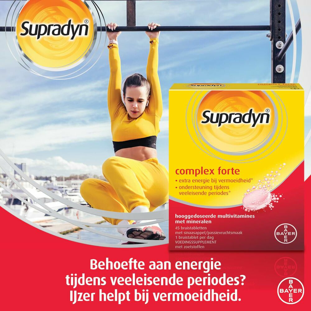2x Supradyn Complex Forte45 bruistabletten