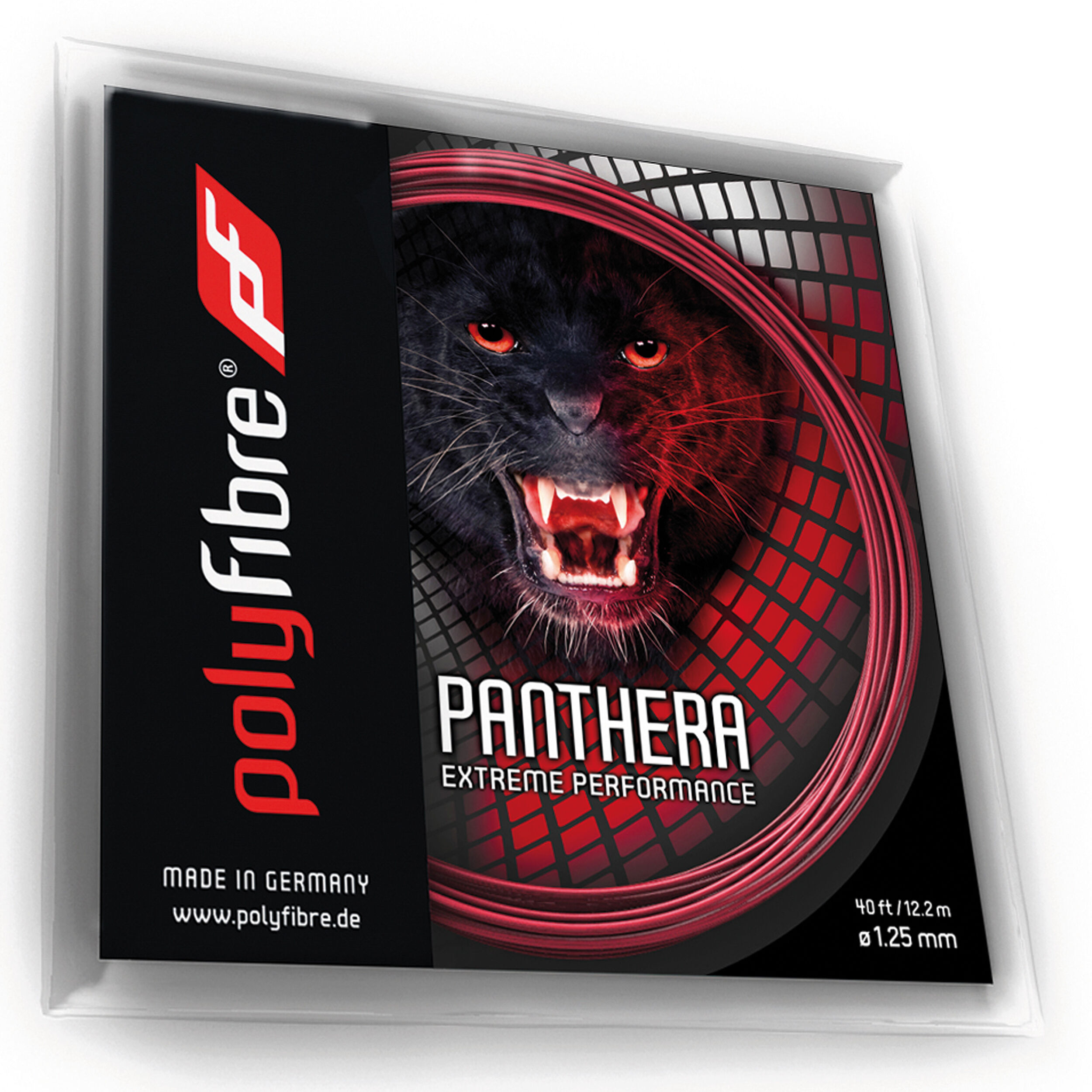 Polyfibre Panthera Cordage En Garniture 12m - Rouge