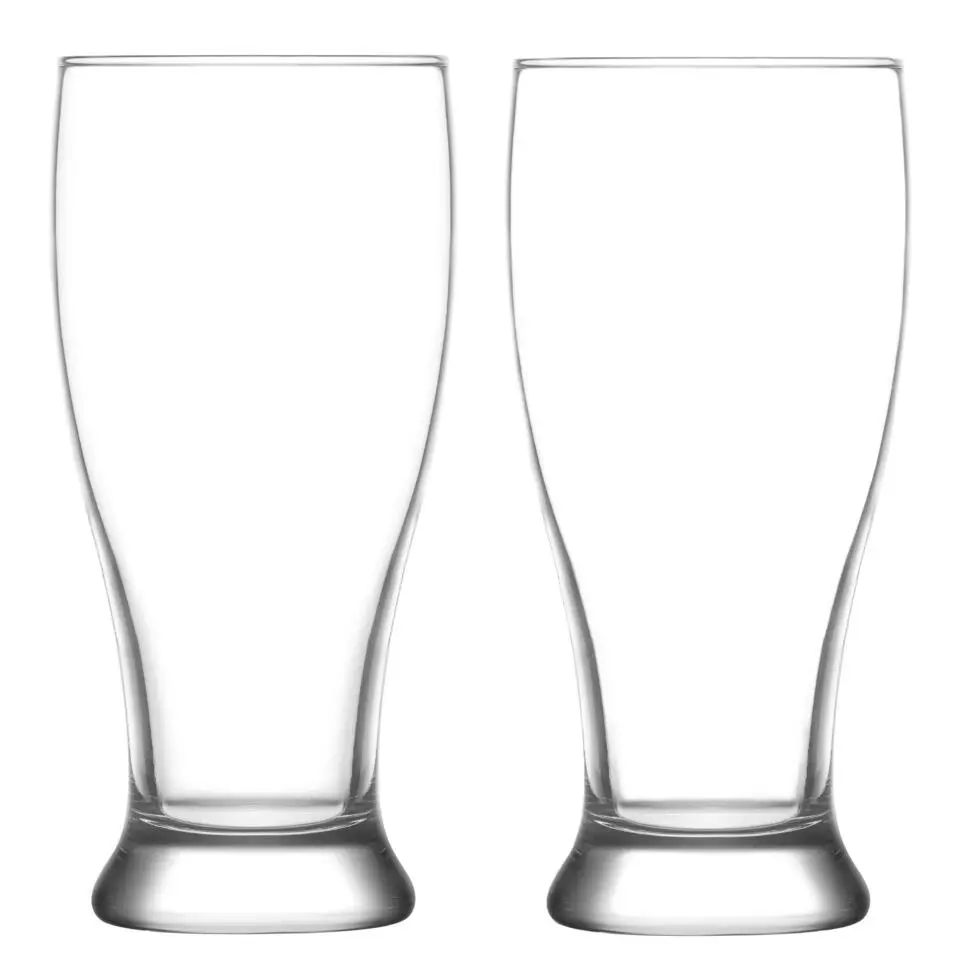 LAV Bierglazen - 2x - 565 ml/0,56L - stevig glas - glazen