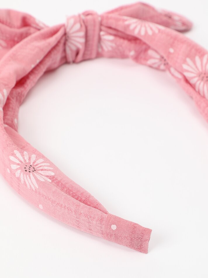 Conjunto de tiara de flores e 2 scrunchies - Vários modelos
