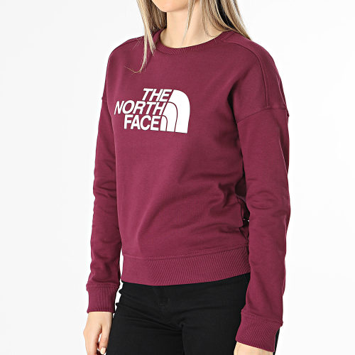 Sweat Crewneck Femme Drew Peak Bordeaux