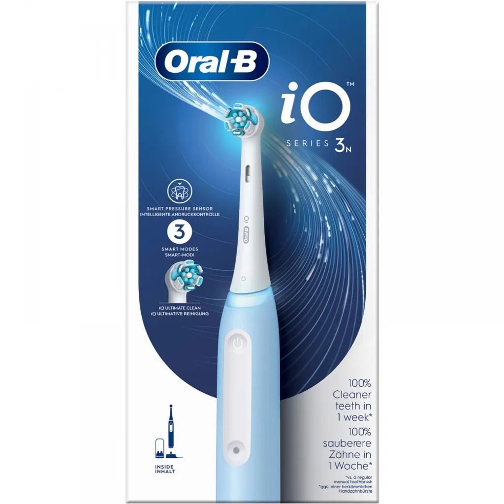 Oral-B iO Series 3n Ice Blue Elektrische Zahnbürste Zahnpflege