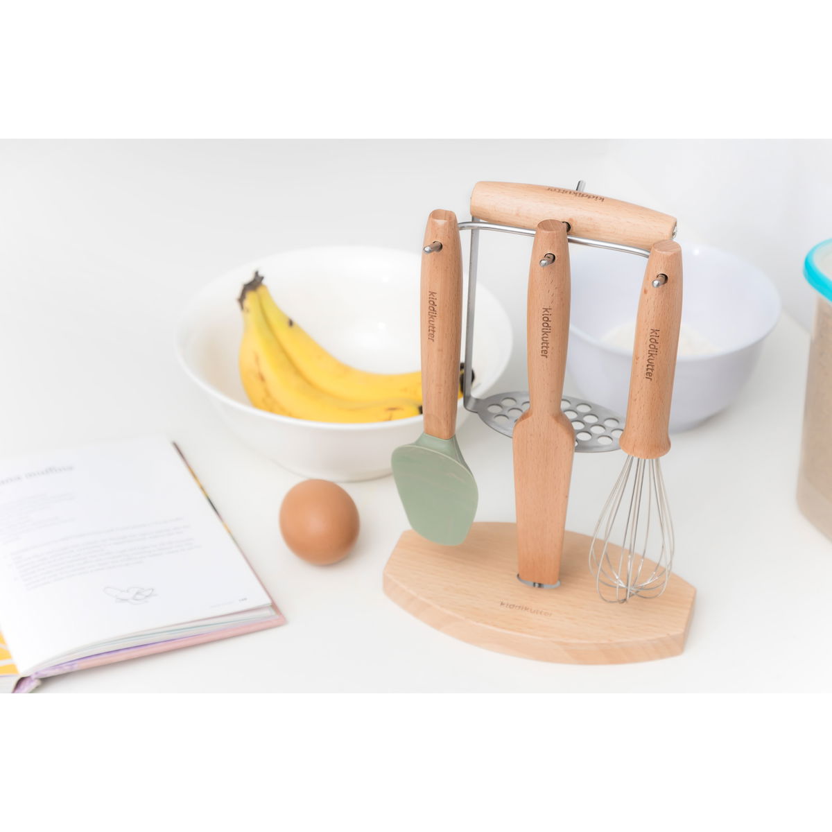 KiddikutterKiddikutter   Kinder Kochutensilien Set sage