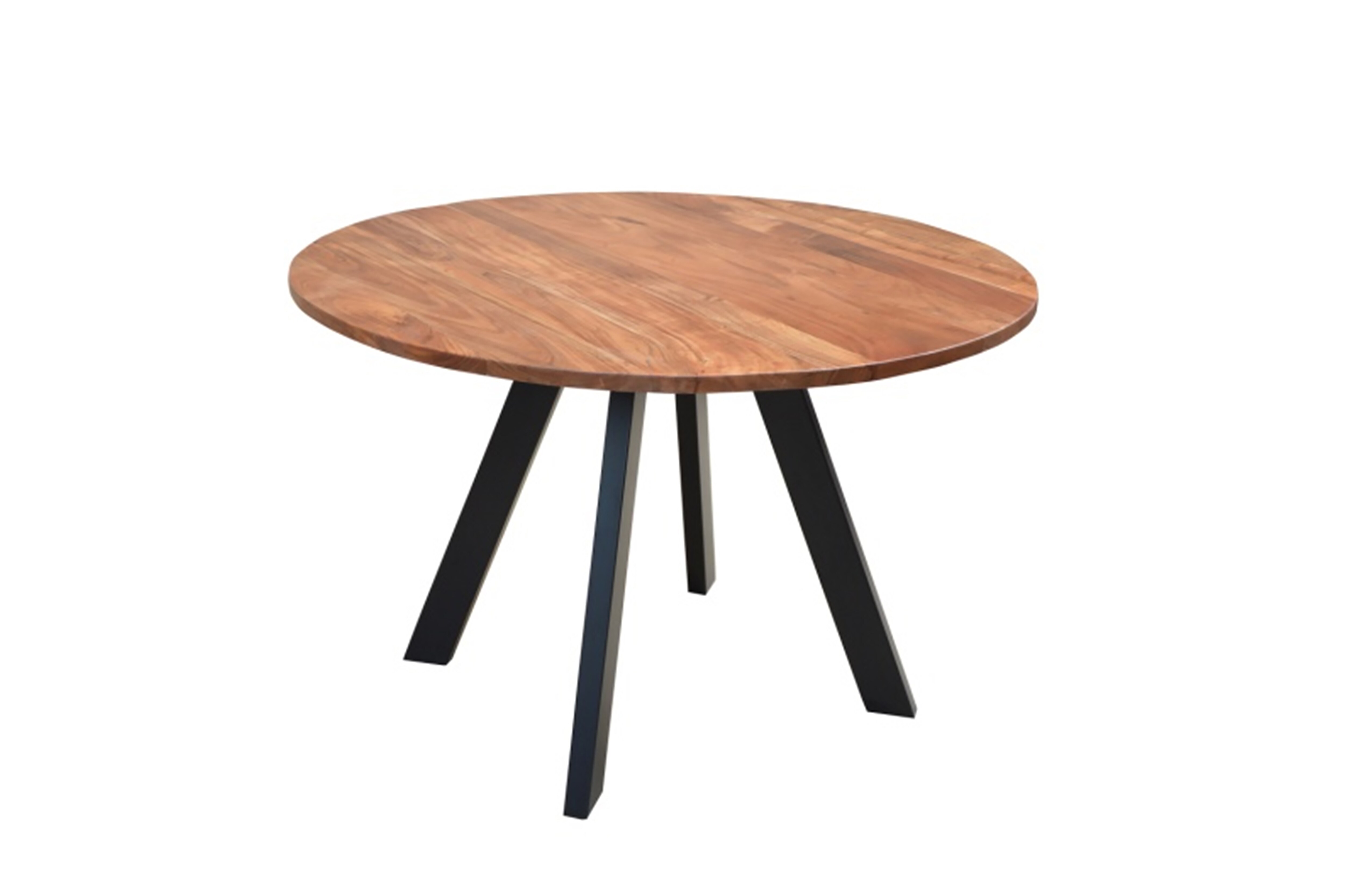 byLIVING Esstisch TARA, Breite 120 cm, Akazie natur/schwarz