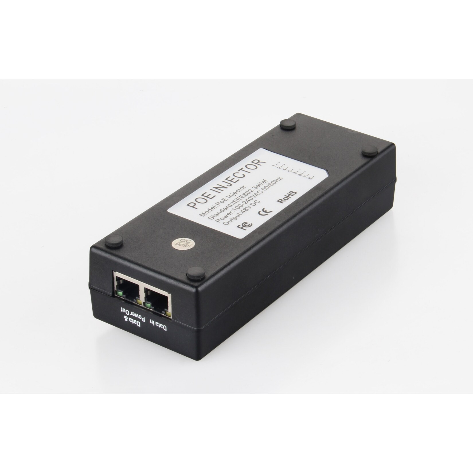 Jovision PoE Injector PI30, PoE Injektor, 802.3af, 10/100/1000 Mbps, Output max. 48V / 30W