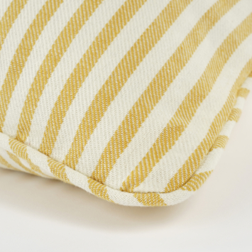 Kussen streep oker - l55xb35xh10cm