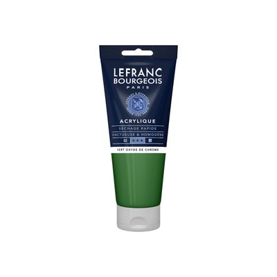 Lefranc Bourgeois - Peinture acrylique - vert oxyde de chrome - 200 ml