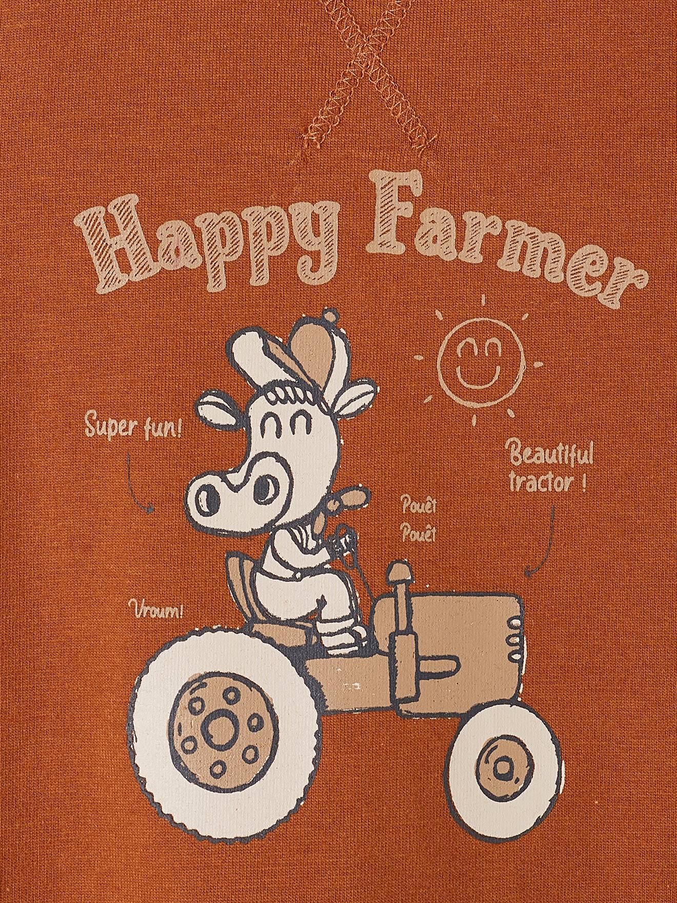 Camiseta infantil de manga comprida 