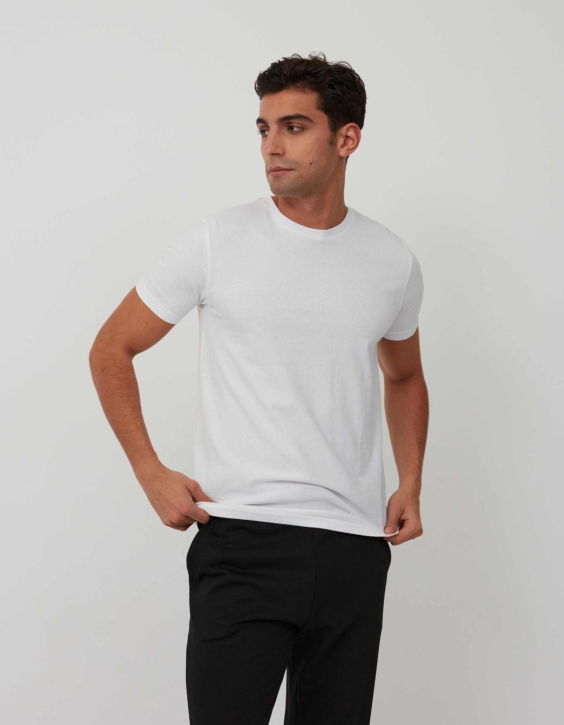 T-shirt, Homem, Branco