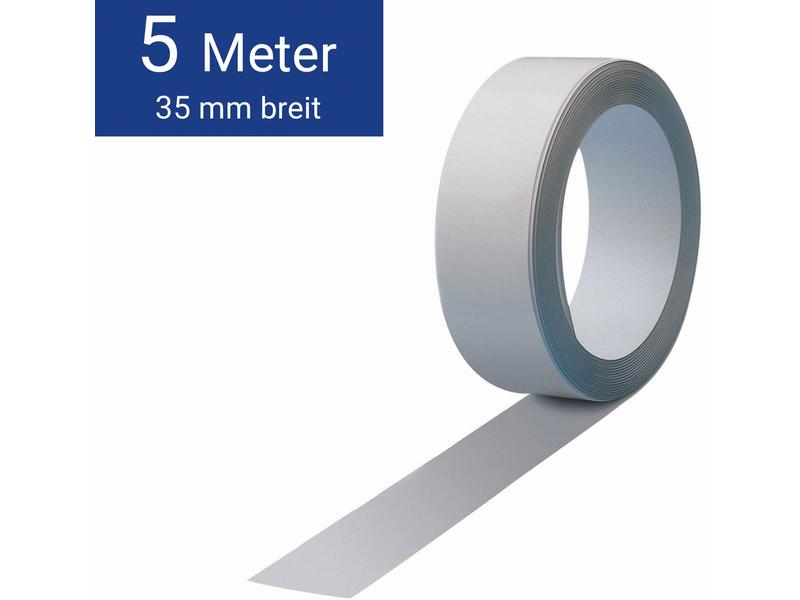 Maul Magnetband 35 mm x 5 m, Weiss Ferroband