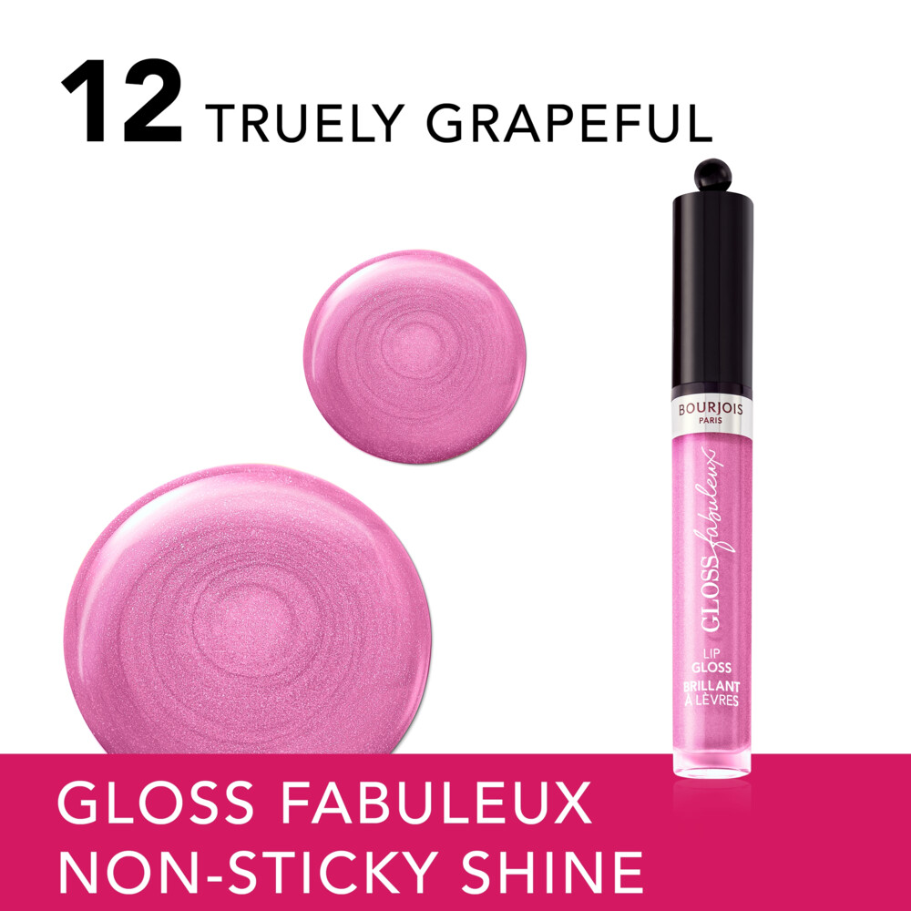 Bourjois Gloss Fabuleux Lipgloss Truly Grapeful 122.4 gr