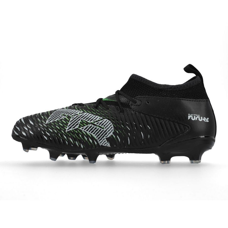 PUMA Future 8 Match FG/AG Eclipse - Noir/Cool Light Gray/Vert Enfant