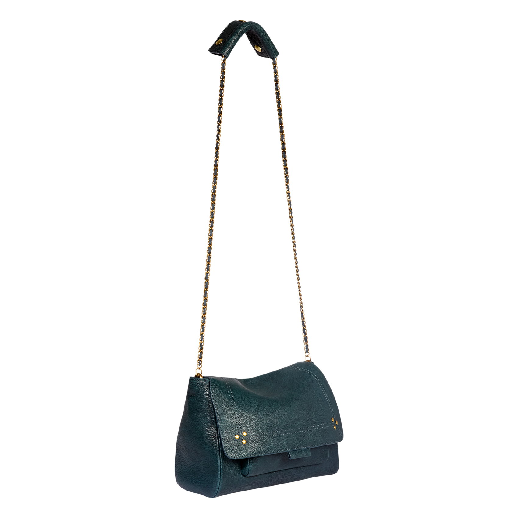 LULU M - Sac bandoulière en cuir | Bleu
