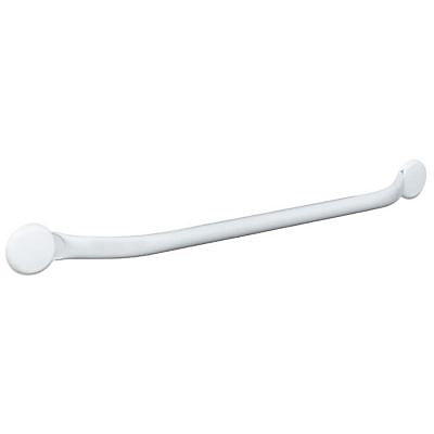 Barre d'appui droite en acier blanc Godonnier 70 cm