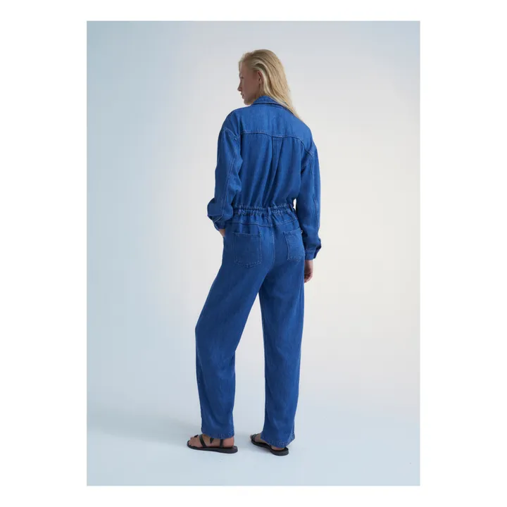 the new society Combinaison Jean Woodland - Collection Femme | Bleu