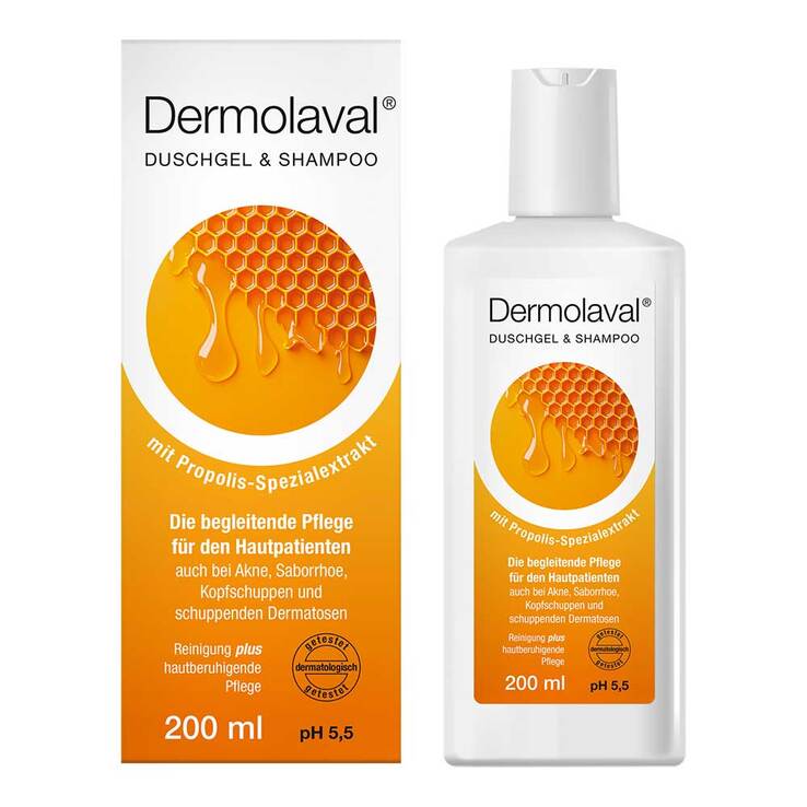 Dermolaval Duschgel + Shampoo, 200 ml