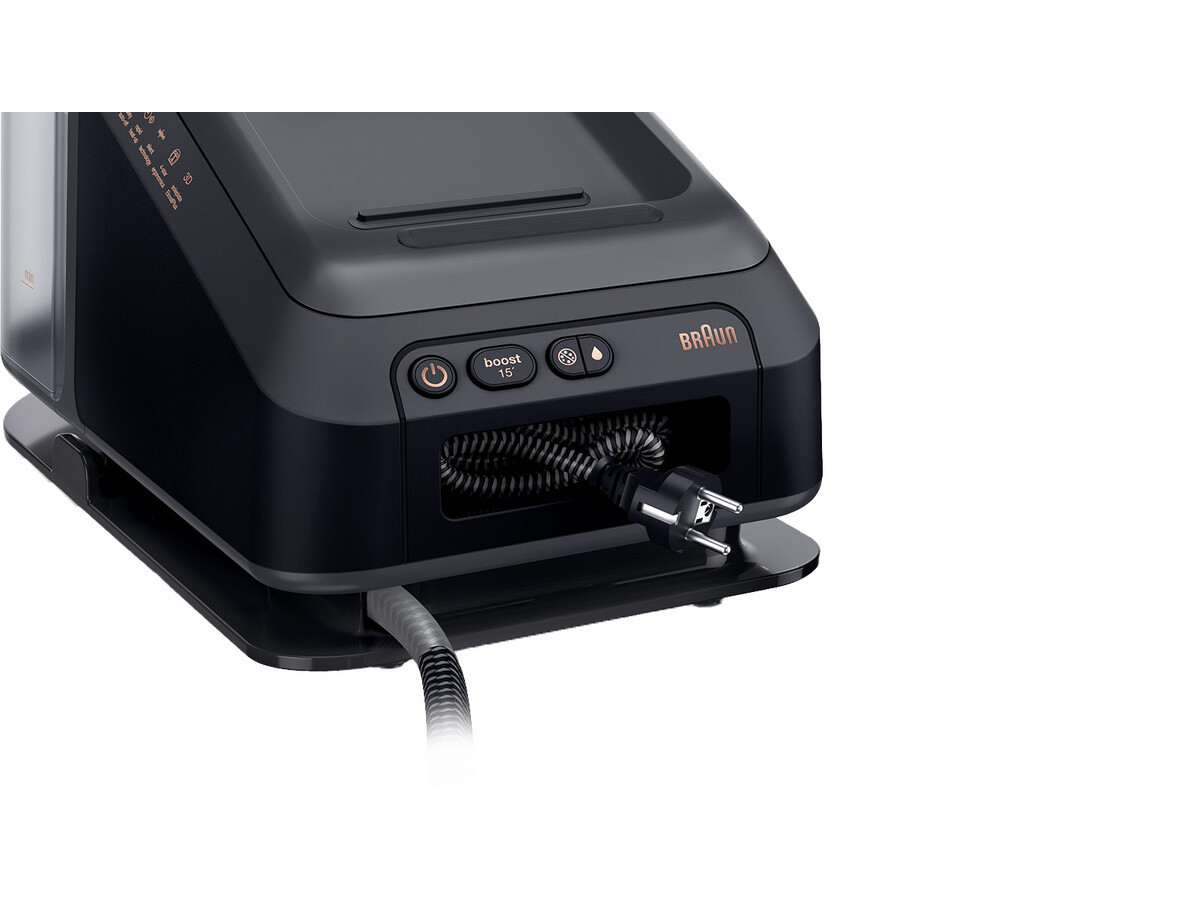 FERRO COM CALDEIRA BRAUN IS7286BK CARESTYLE 7 (PRESSÃO 8 BAR - JATO VAPOR 650 G/MIN)