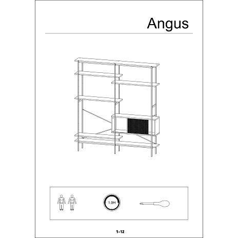 Angus reol - egetræslook