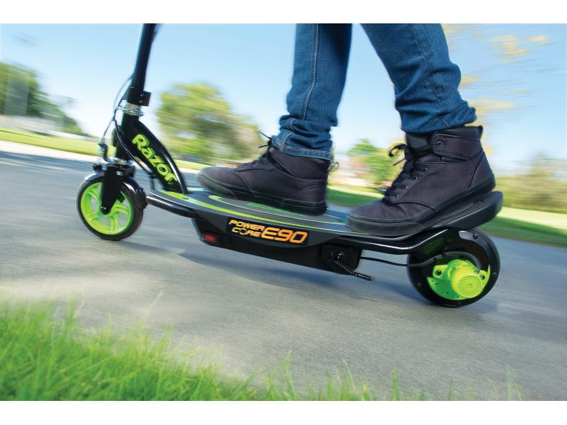 Razor E-Scooter Power Core E90, Black Elektro Scooter für Kinder