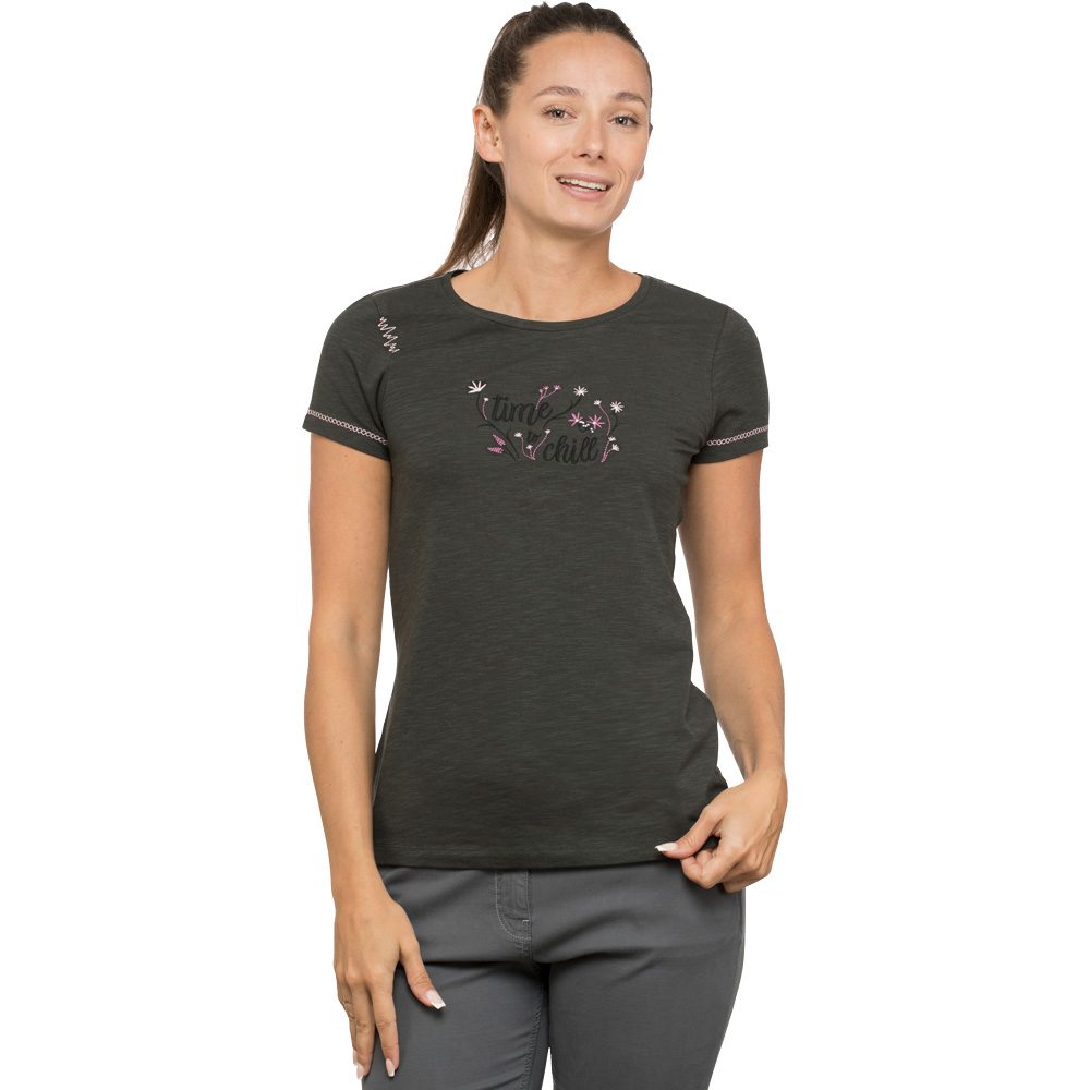 Chillaz Gandia Time To Chill T-Shirt Damen schwarz