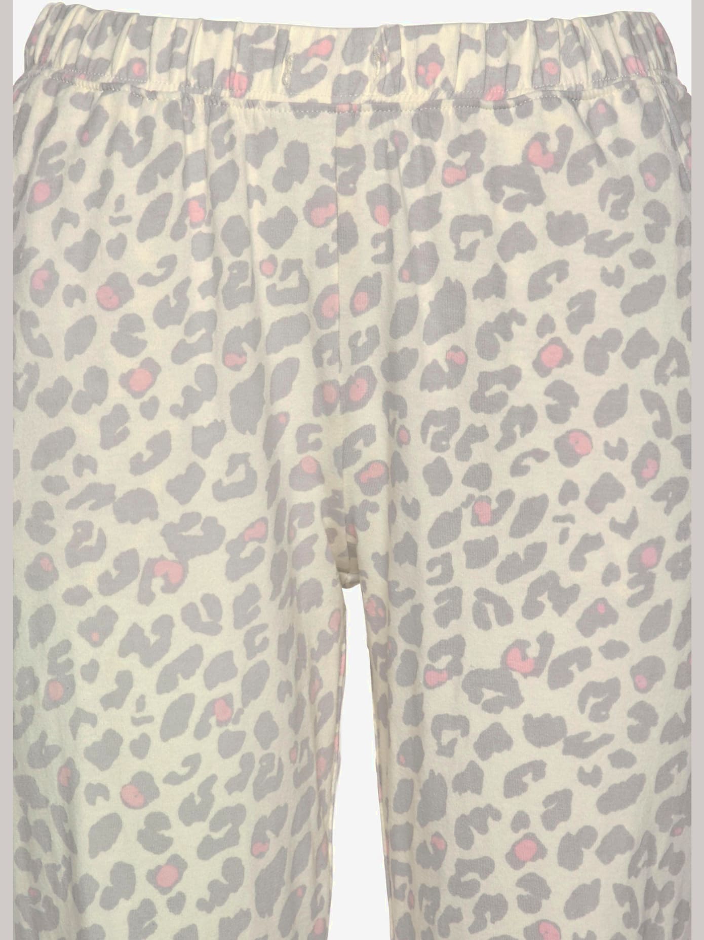 Pyjama imprimé, manches et jambes longues