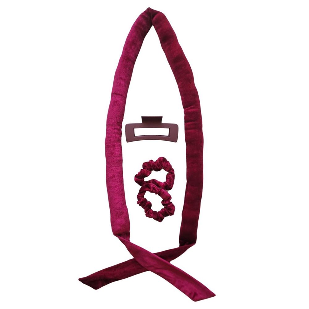 HERBA Kit Hair Curler hitzefrei<br>1 Stück, 4 Stück bordeaux