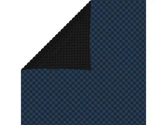 Film solaire de piscine flottant PE 549x274 cm Noir et bleu