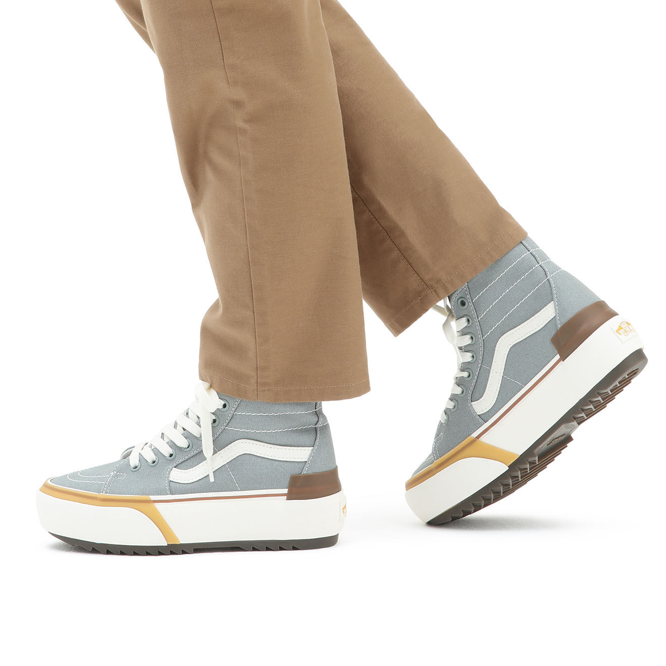 Vans Sneakers SK8-Hi Tapered Stacked grises