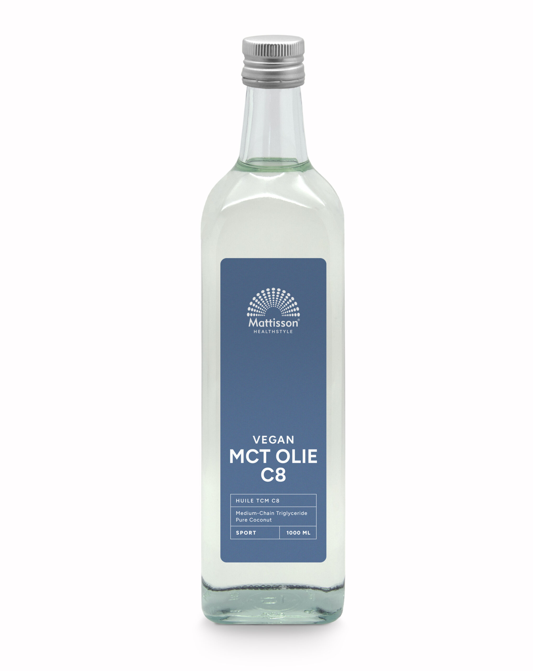 Mattisson Mct Olie C8 – Coconut Pure – 99% Caprylic Acid (1000 ml)