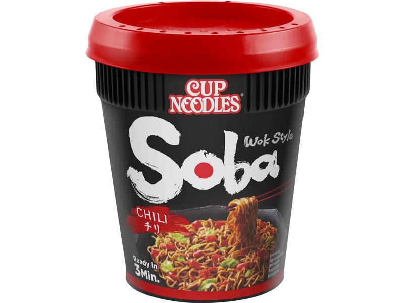 Nissin Food Becher Soba Cup Nudeln Chilli 92 g Cup Nudeln
