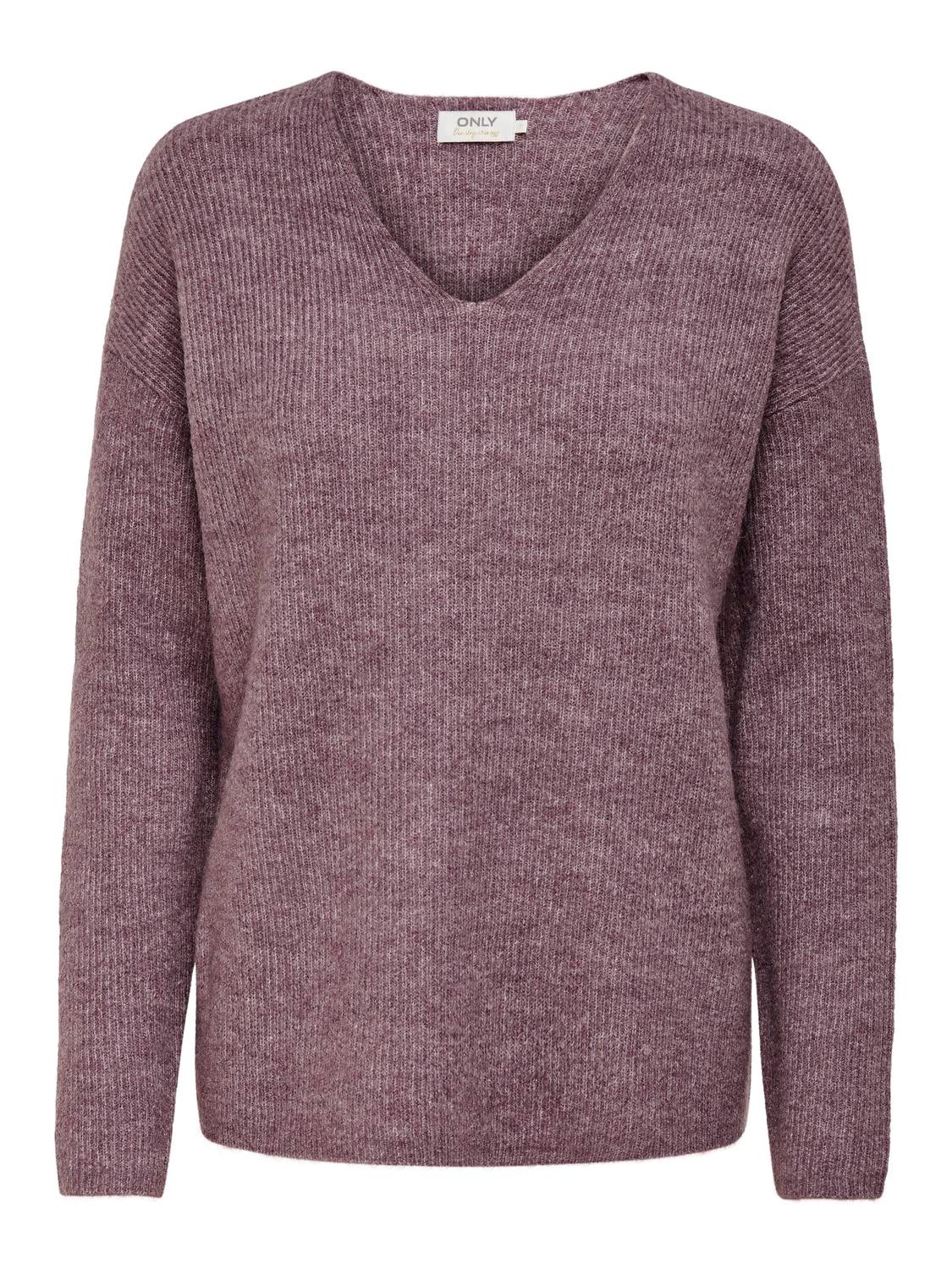 ONLCAMILLA Strickpullover Rose Brown