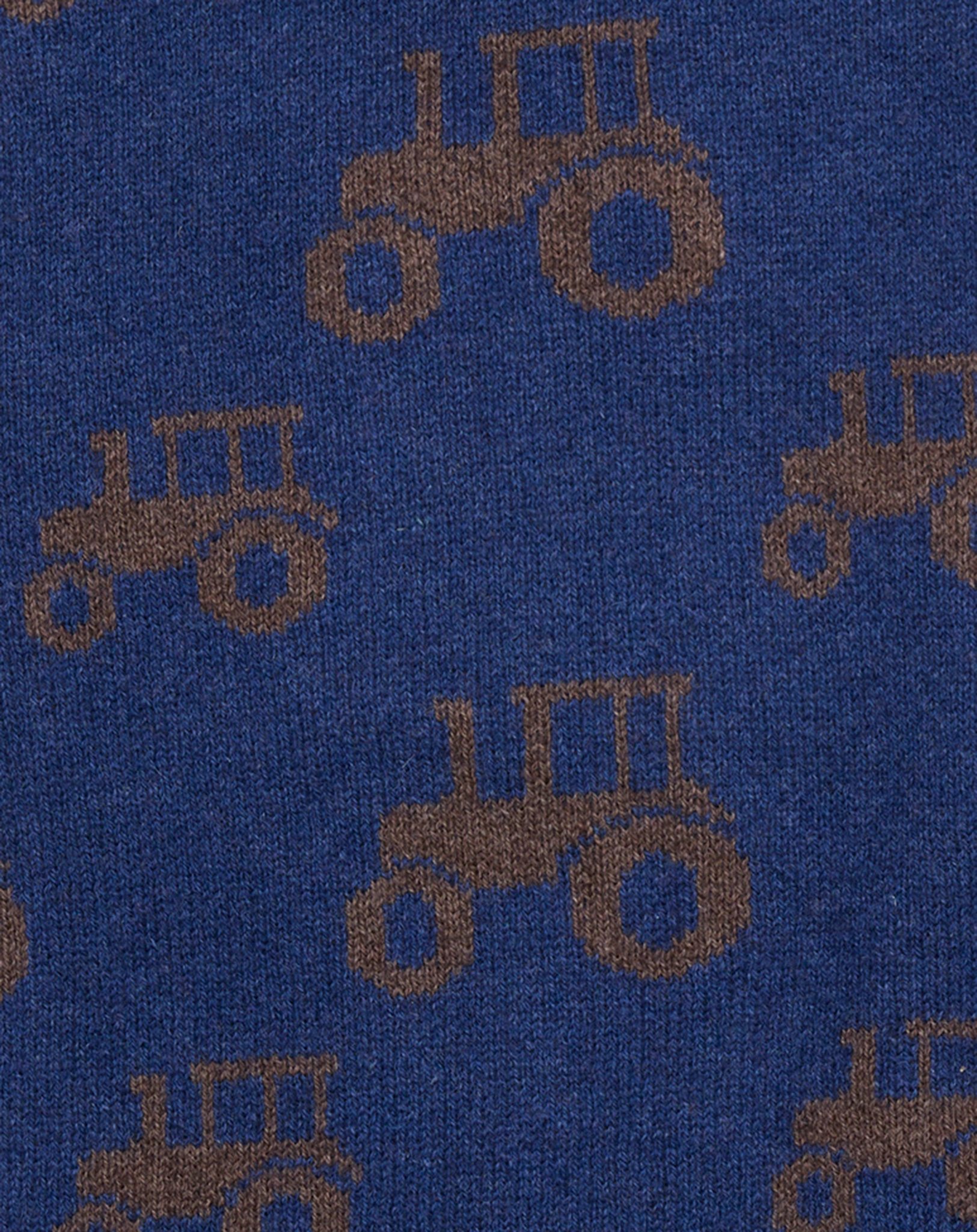 Schlupfmütze BALACLAVA TRACTOR mit Wolle in blue melange