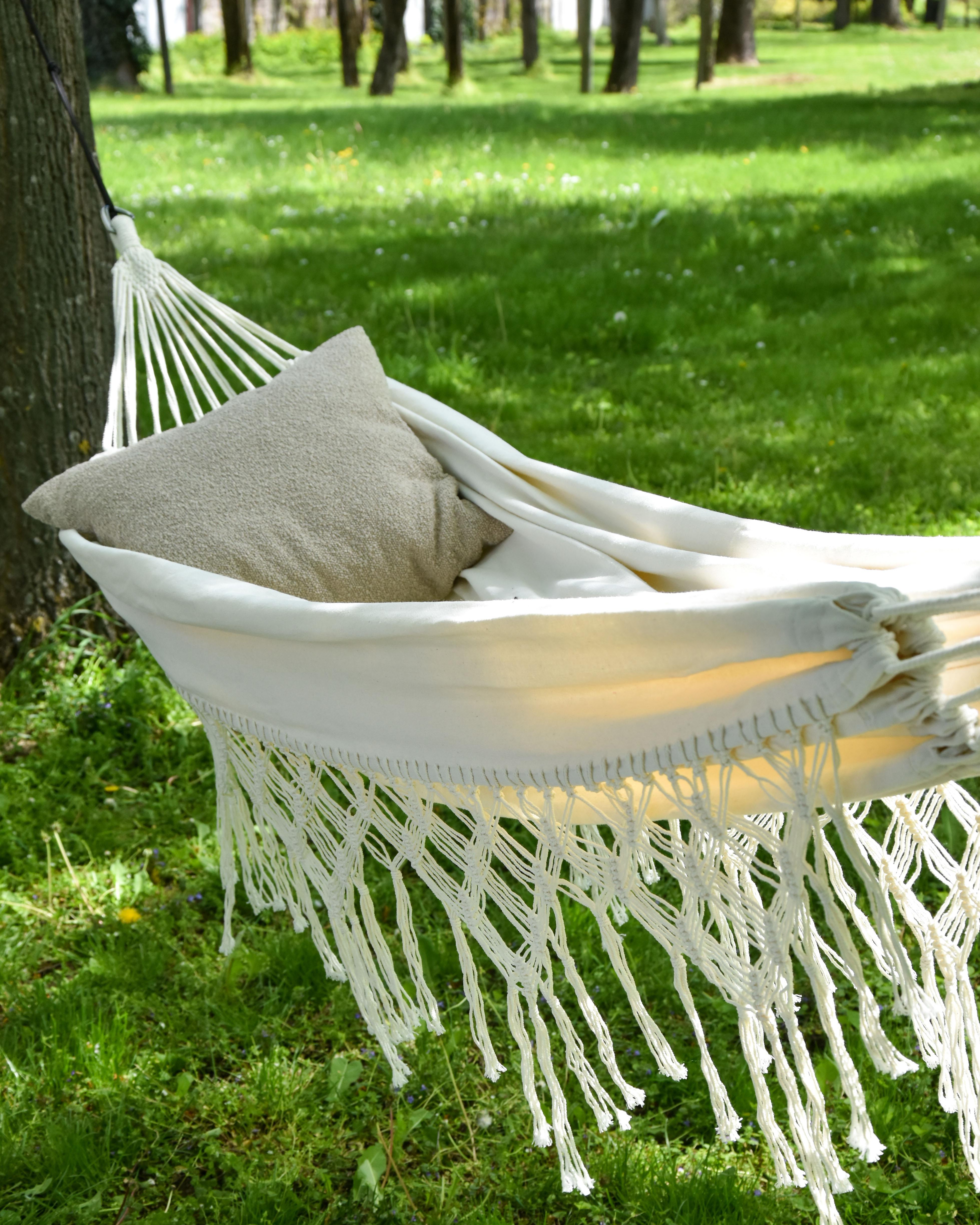 Hangmat ROCCA Katoen Beige