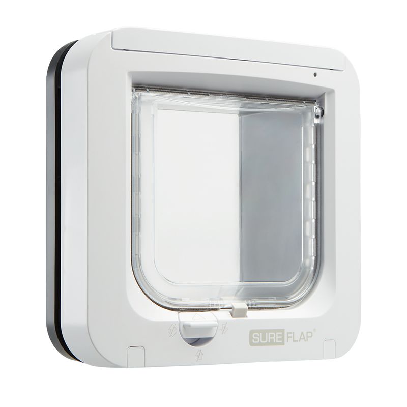 Chatière SureFlap, lecteur de puces électroniques, blanc à prix discount sur bitiba.fr
