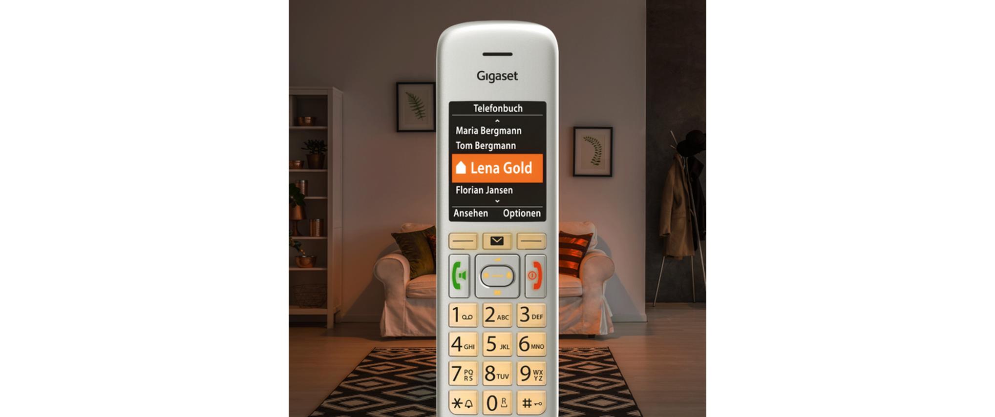 Mobilteil E390 HX CAT-iqDas Mehr-Generationen-Telefon für alle Router mit DECT-Basis