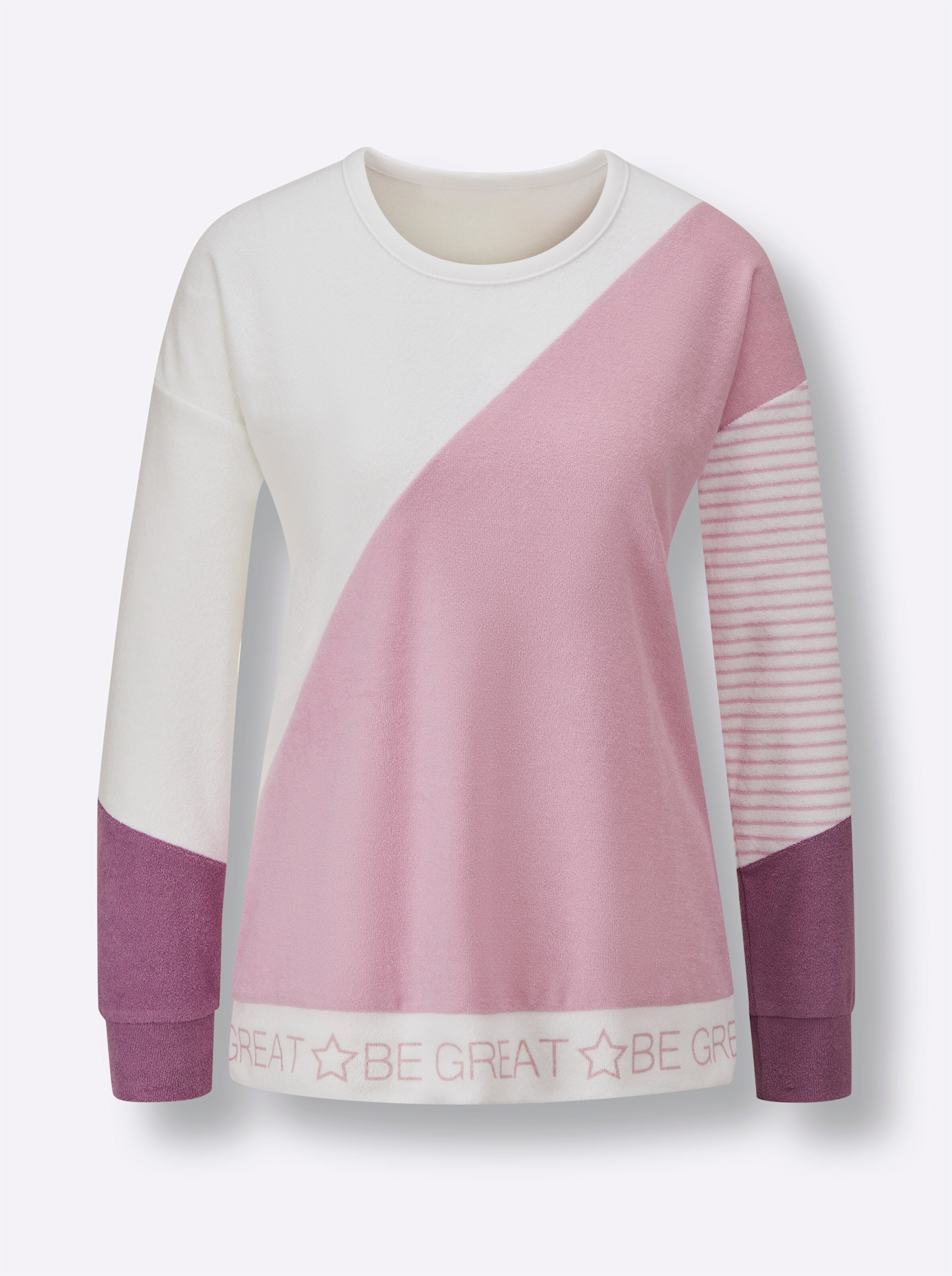 wäschepur Schlafanzug in rosé-violett