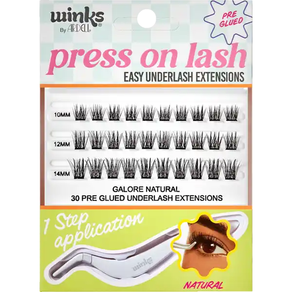Winks Press On Lash Natural underlash extentions Wimpern