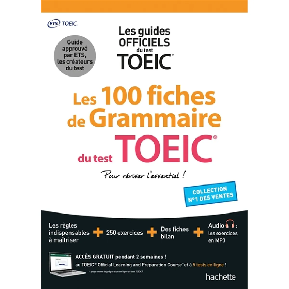 Les 100 fiches de grammaire du test TOEIC : les guides officiels du test TOEIC · Occasion