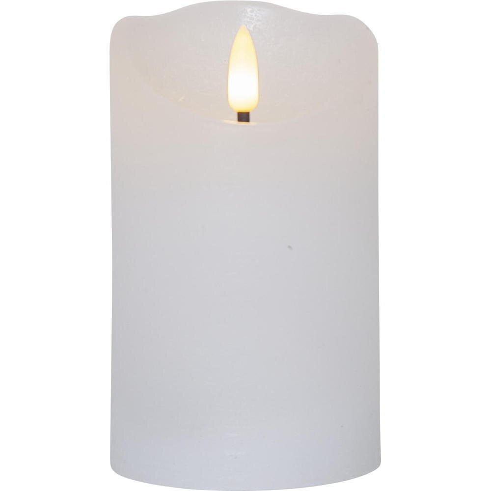 LED kaarsvlam rustiek in wit 0,03W 125mm
