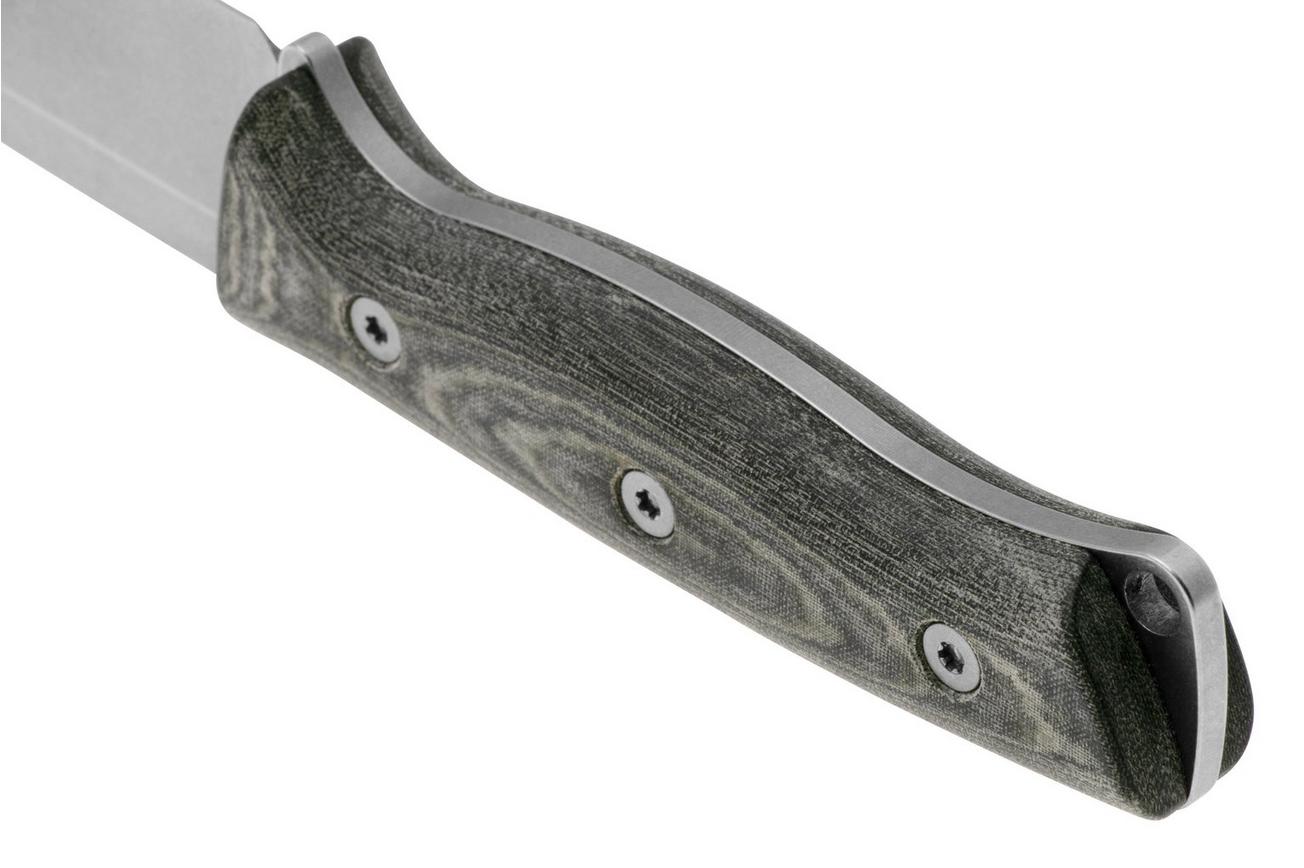 White River Knives Ursus 45 MagnaCut Black & OD Green Linen Micarta bushcraftmes